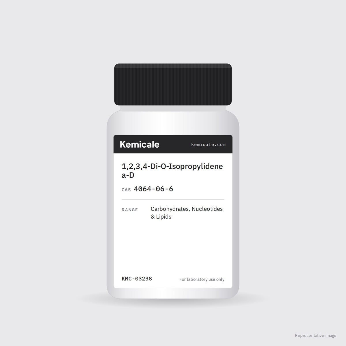 1,2,3,4-Di-O-Isopropylidene a-D (CAS 4064-06-6) – Kemicale representative pack image