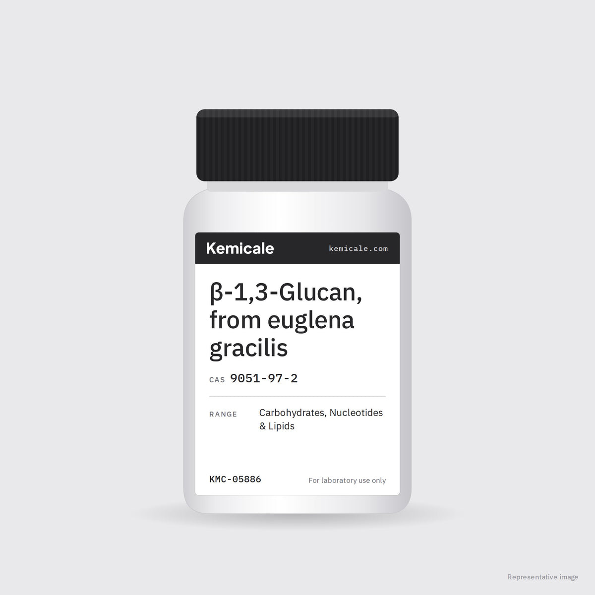 β-1,3-Glucan, from euglena gracilis (CAS 9051-97-2) – Kemicale representative pack image