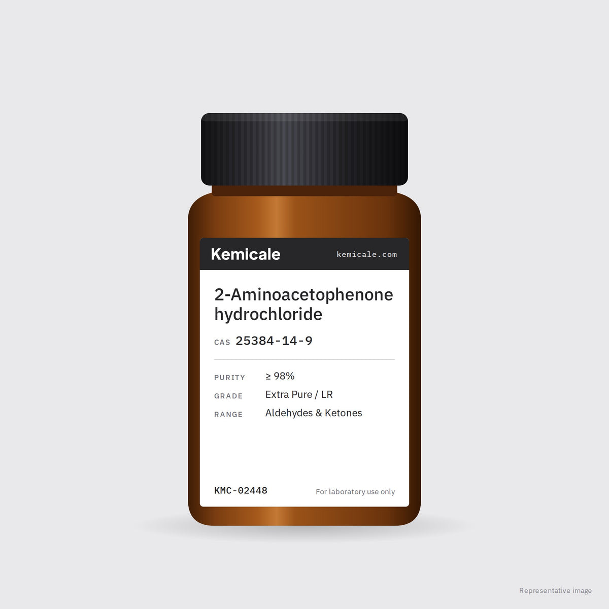 2-Aminoacetophenone hydrochloride (CAS 25384-14-9) – Kemicale representative pack image