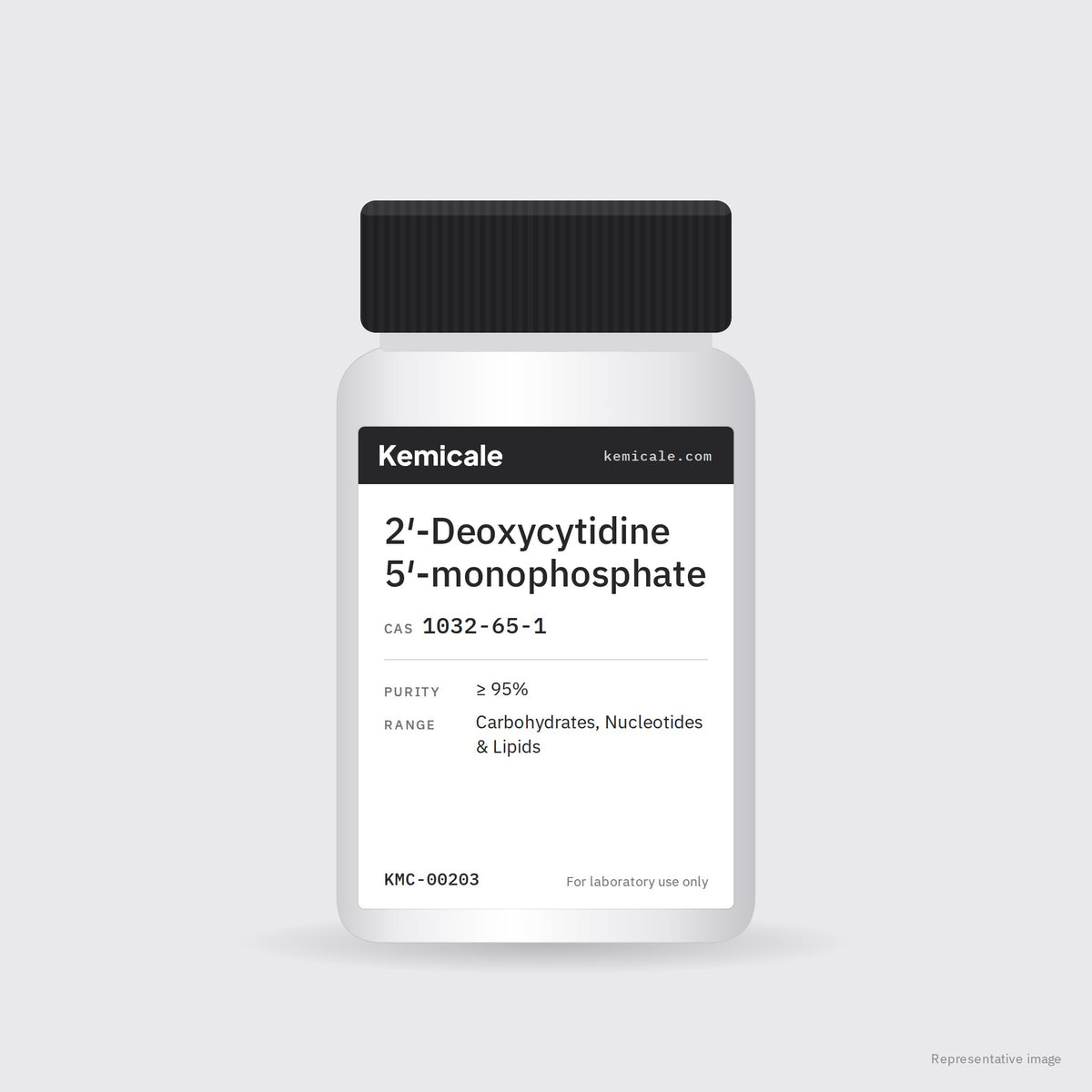 2′-Deoxycytidine 5′-monophosphate (CAS 1032-65-1) – Kemicale representative pack image
