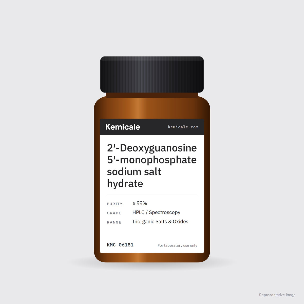 2′-Deoxyguanosine 5′-monophosphate sodium salt hydrate – Kemicale representative pack image