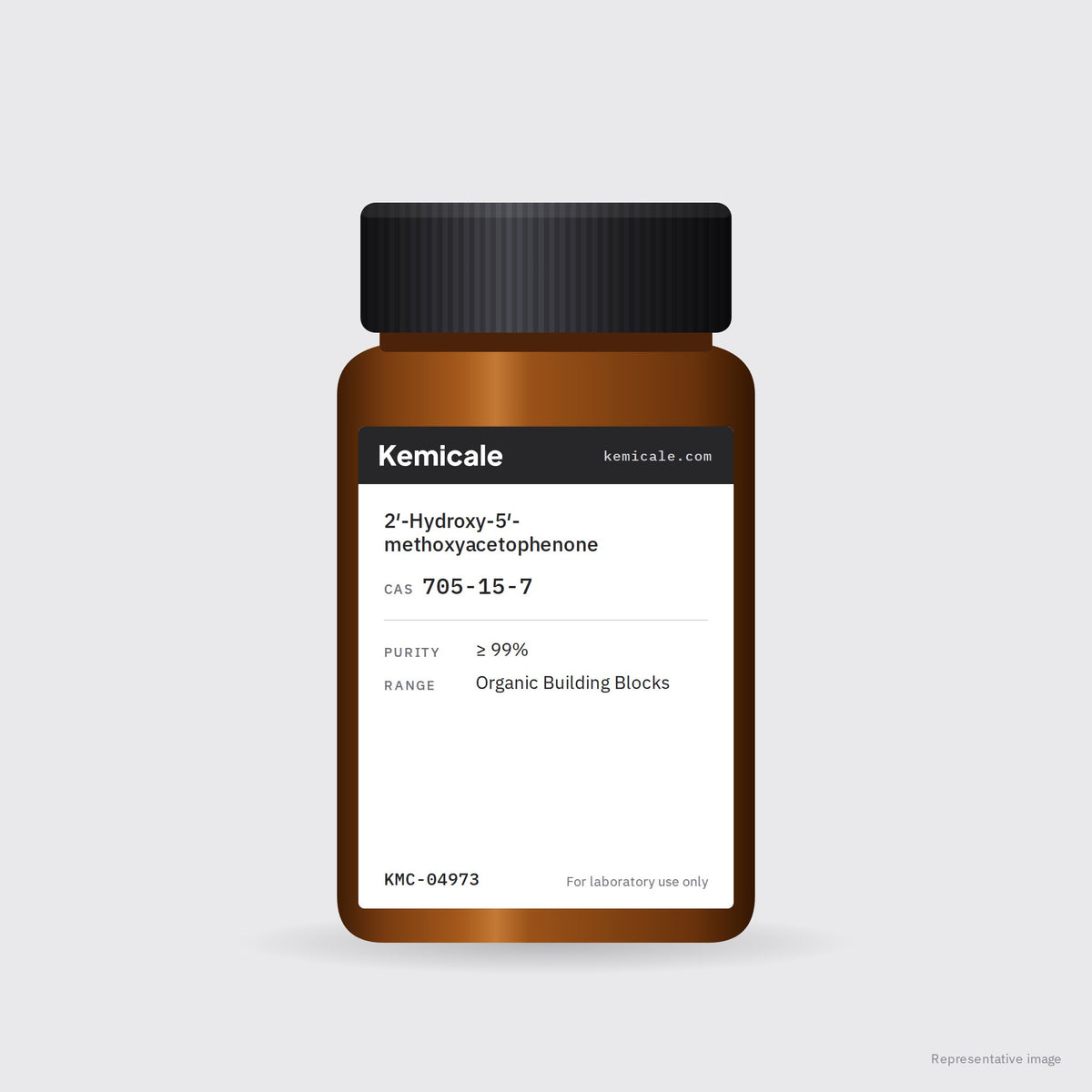 2′-Hydroxy-5′-methoxyacetophenone (CAS 705-15-7) – Kemicale representative pack image