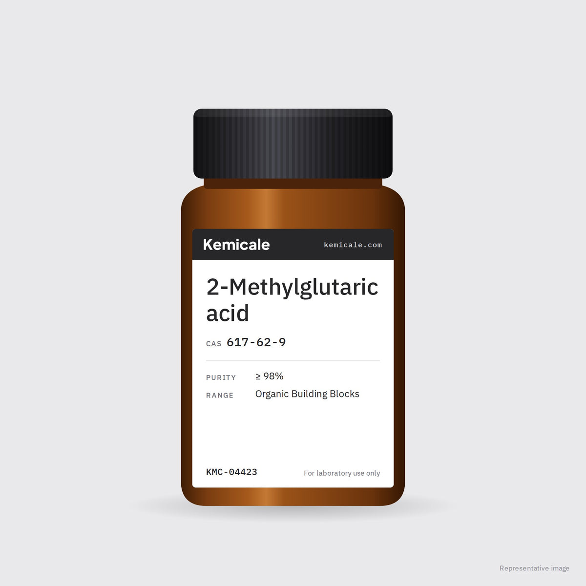 2-Methylglutaric acid (CAS 617-62-9) – Kemicale representative pack image