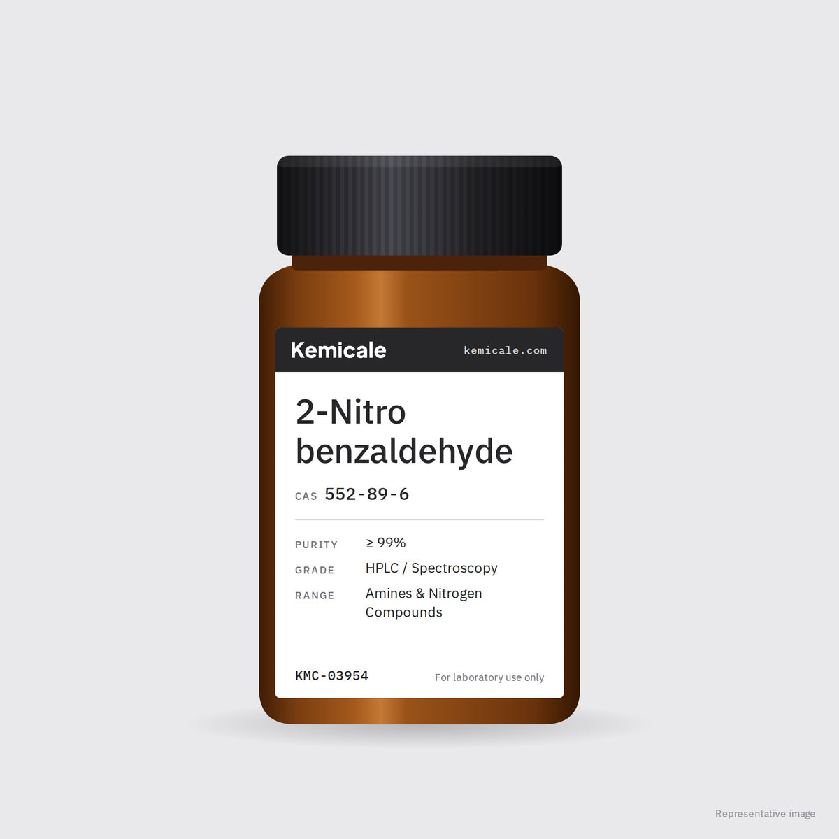 2-Nitro benzaldehyde (CAS 552-89-6) – Kemicale representative pack image