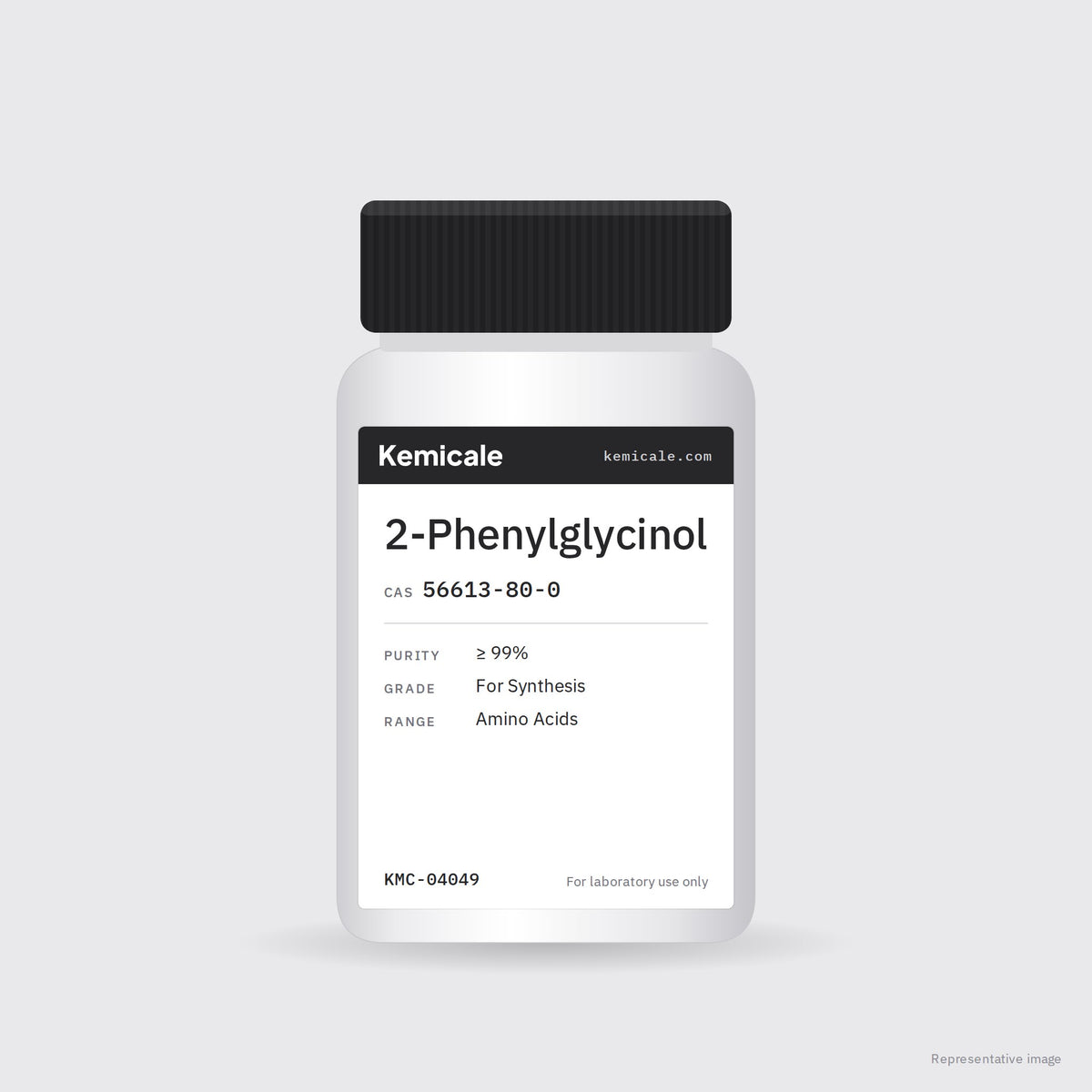 2-Phenylglycinol (CAS 56613-80-0) – Kemicale representative pack image