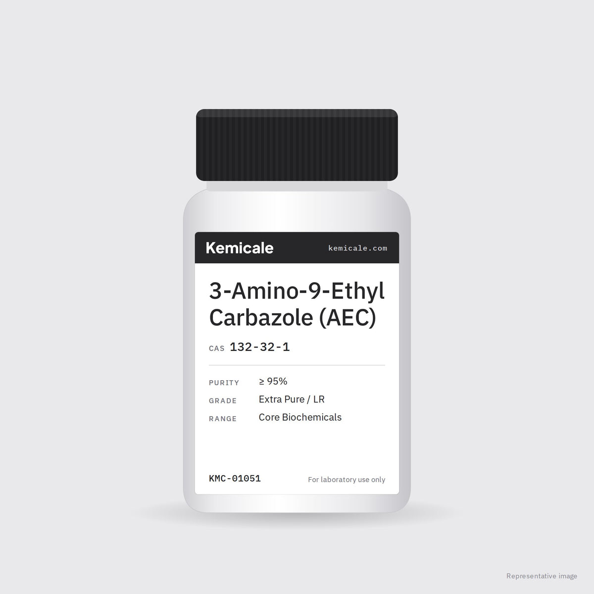 3-Amino-9-Ethyl Carbazole (AEC) (CAS 132-32-1) – Kemicale representative pack image
