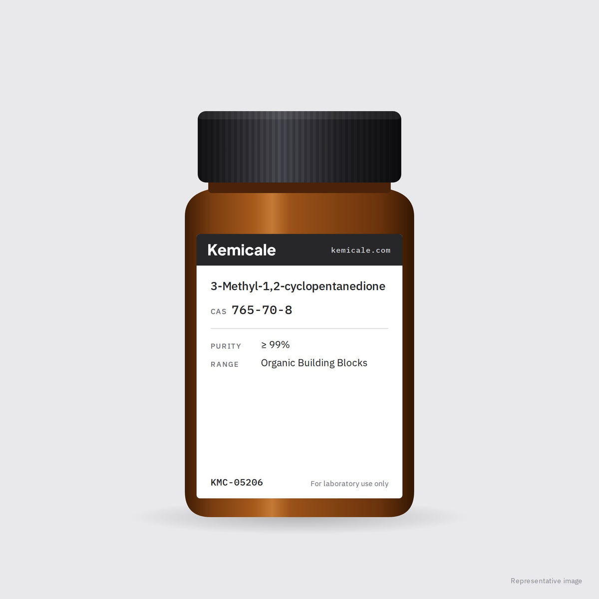 3-Methyl-1,2-cyclopentanedione (CAS 765-70-8) – Kemicale representative pack image