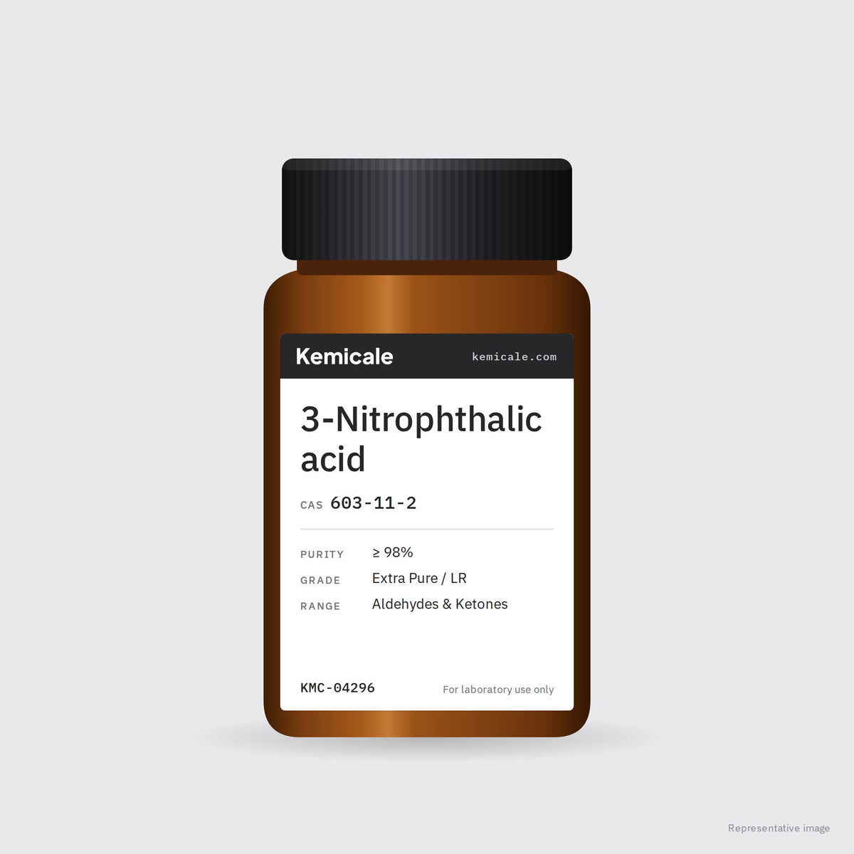 3-Nitrophthalic acid (CAS 603-11-2) – Kemicale representative pack image