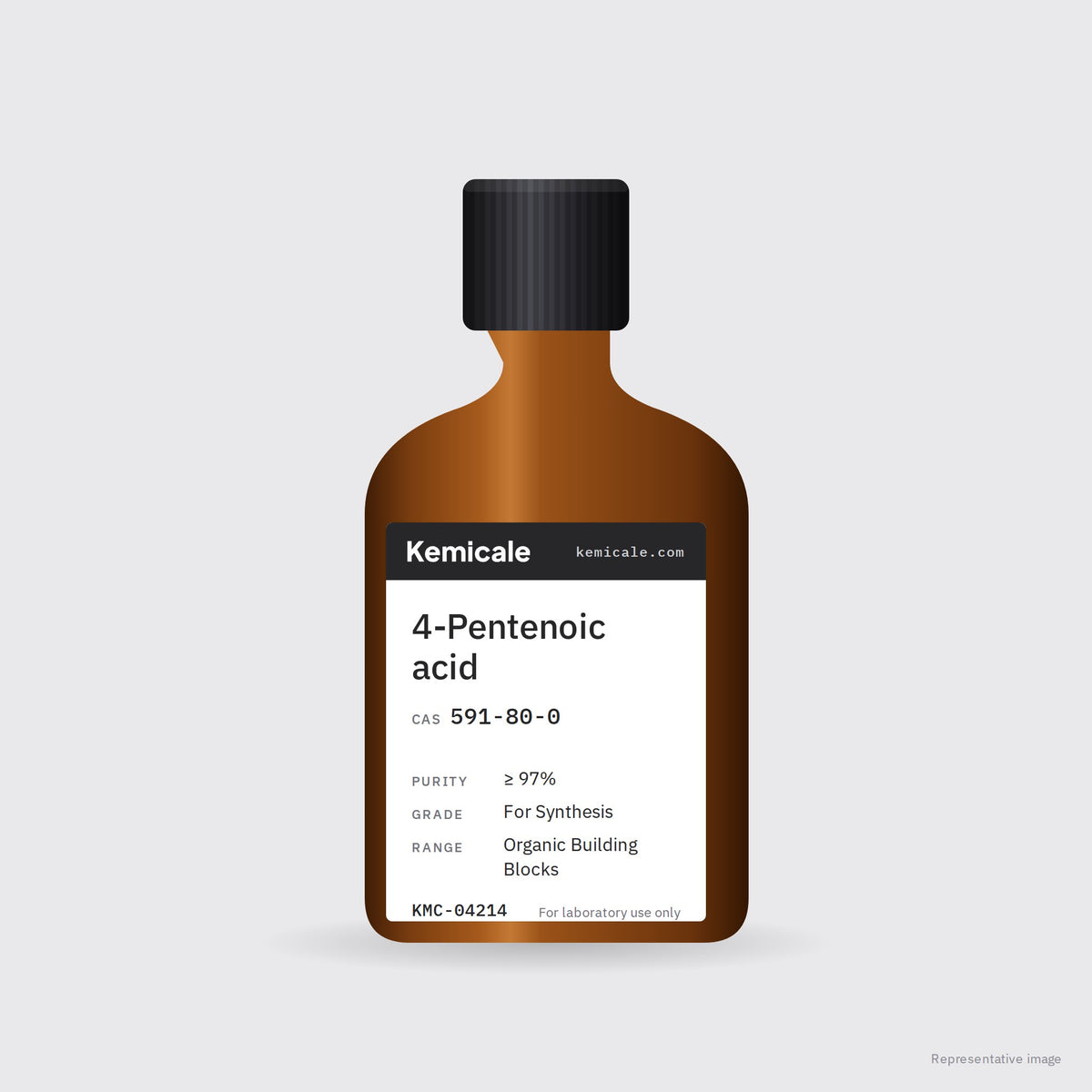 4-Pentenoic acid (CAS 591-80-0) – Kemicale representative pack image