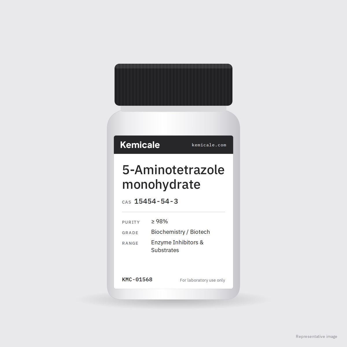 5-Aminotetrazole monohydrate (CAS 15454-54-3) – Kemicale representative pack image