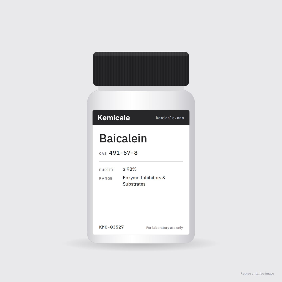 Baicalein (CAS 491-67-8) – Kemicale representative pack image