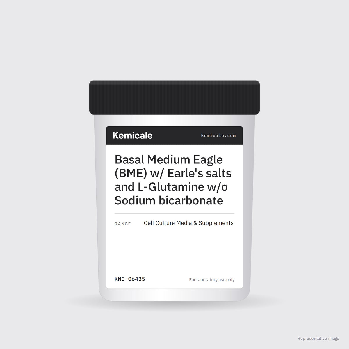Basal Medium Eagle (BME) w/ Earle's salts and L-Glutamine w/o Sodium bicarbonate – Kemicale representative pack image