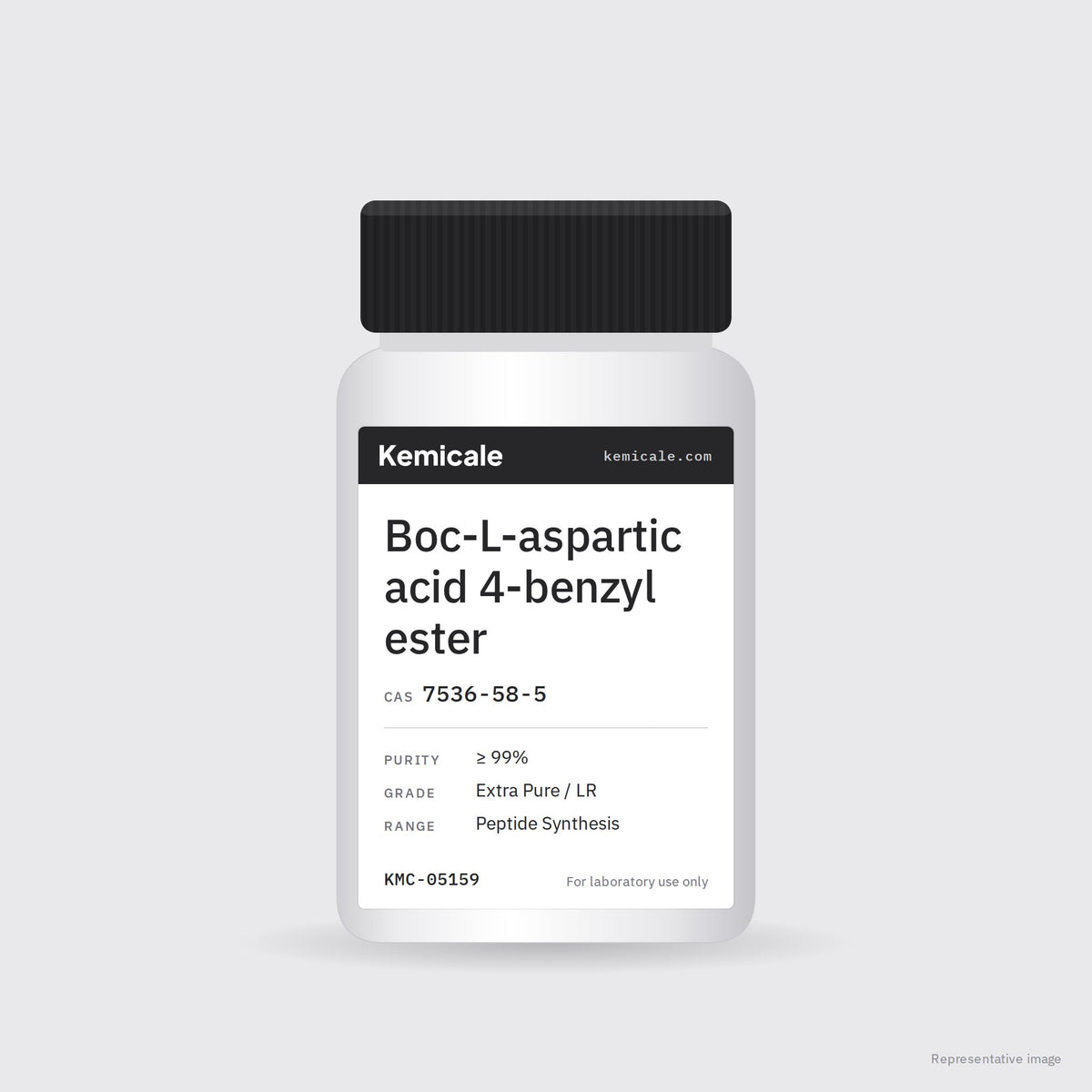 Boc-L-aspartic acid 4-benzyl ester (CAS 7536-58-5) – Kemicale representative pack image