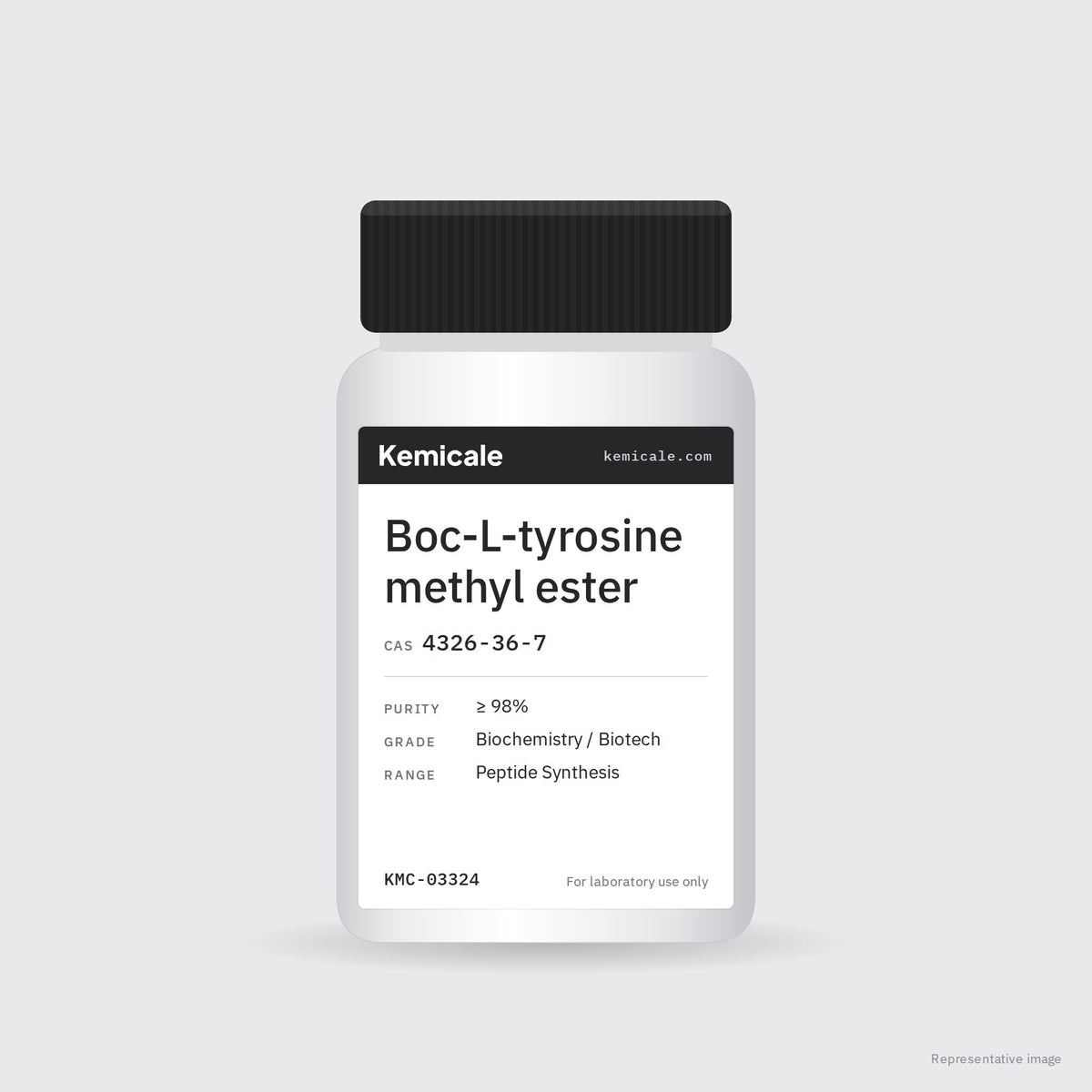 Boc-L-tyrosine methyl ester (CAS 4326-36-7) – Kemicale representative pack image