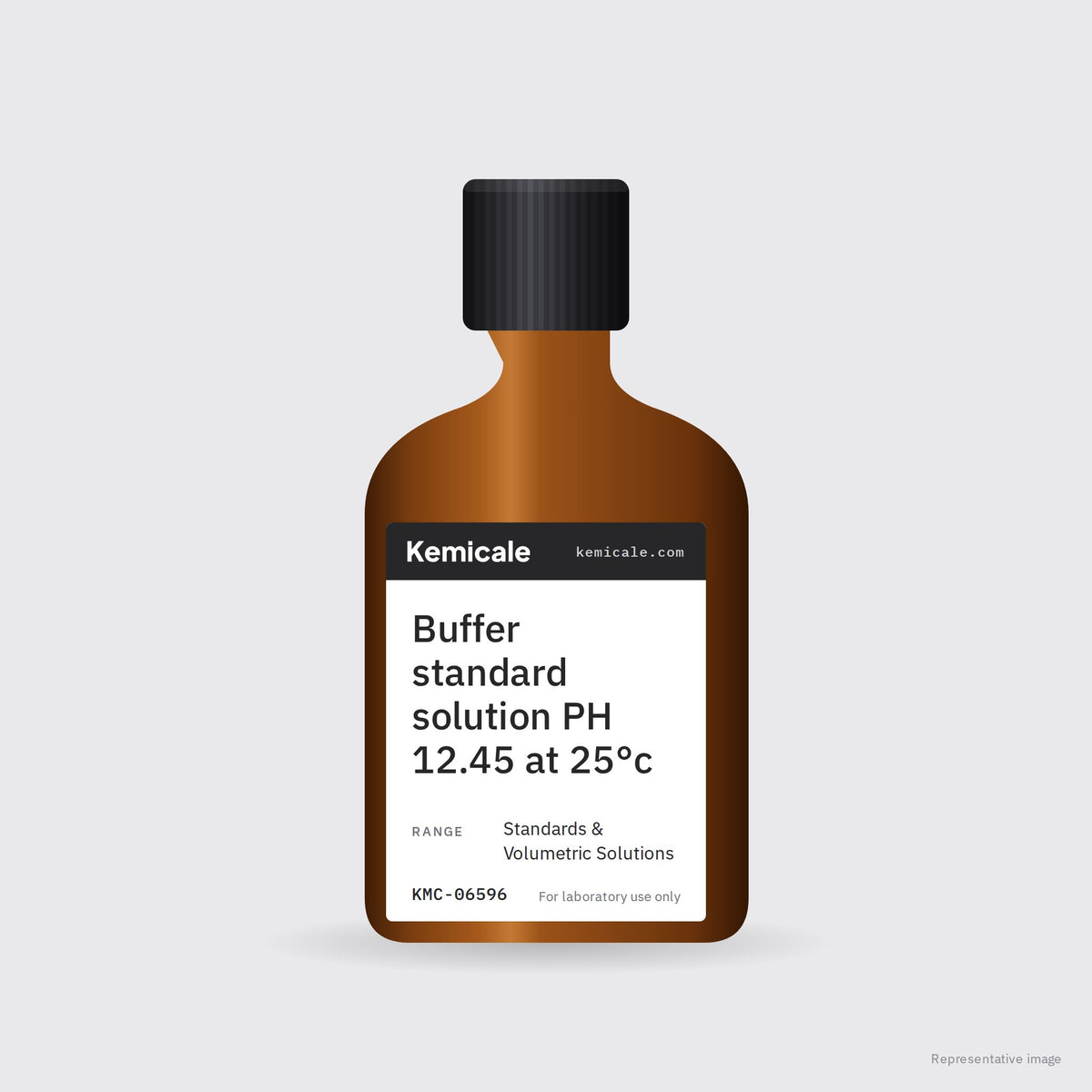 Buffer standard solution PH 12.45 at 25°c – Kemicale representative pack image