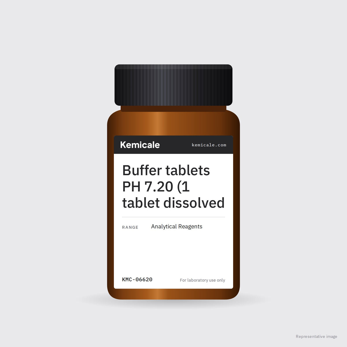 Buffer tablets PH 7.20 (1 tablet dissolved – Kemicale representative pack image