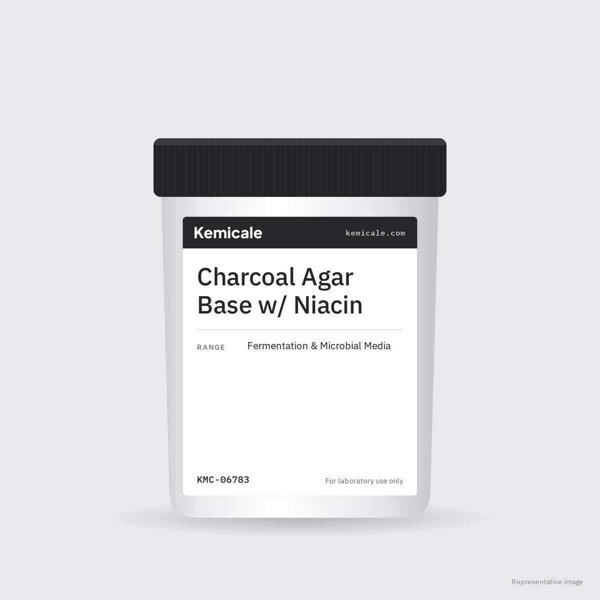 Charcoal Agar Base w/ Niacin – Kemicale representative pack image