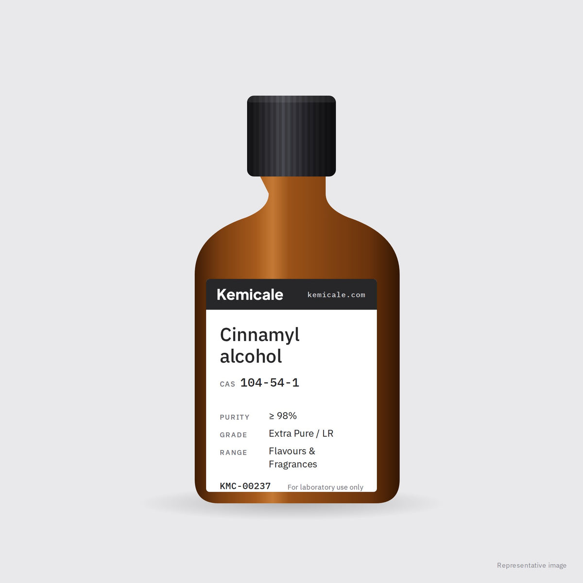 Cinnamyl alcohol (CAS 104-54-1) – Kemicale representative pack image