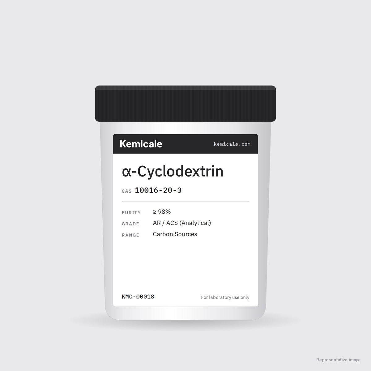 α-Cyclodextrin (CAS 10016-20-3) – Kemicale representative pack image