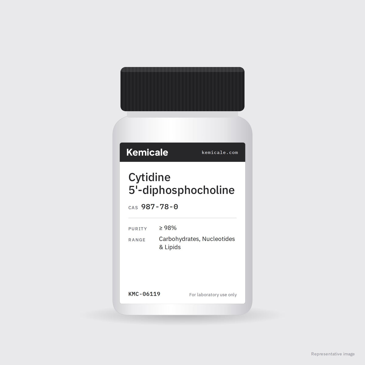 Cytidine 5'-diphosphocholine (CAS 987-78-0) – Kemicale representative pack image