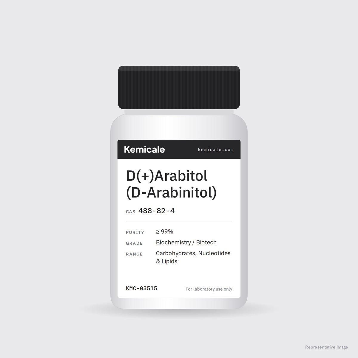 D(+)Arabitol (D-Arabinitol) (CAS 488-82-4) – Kemicale representative pack image