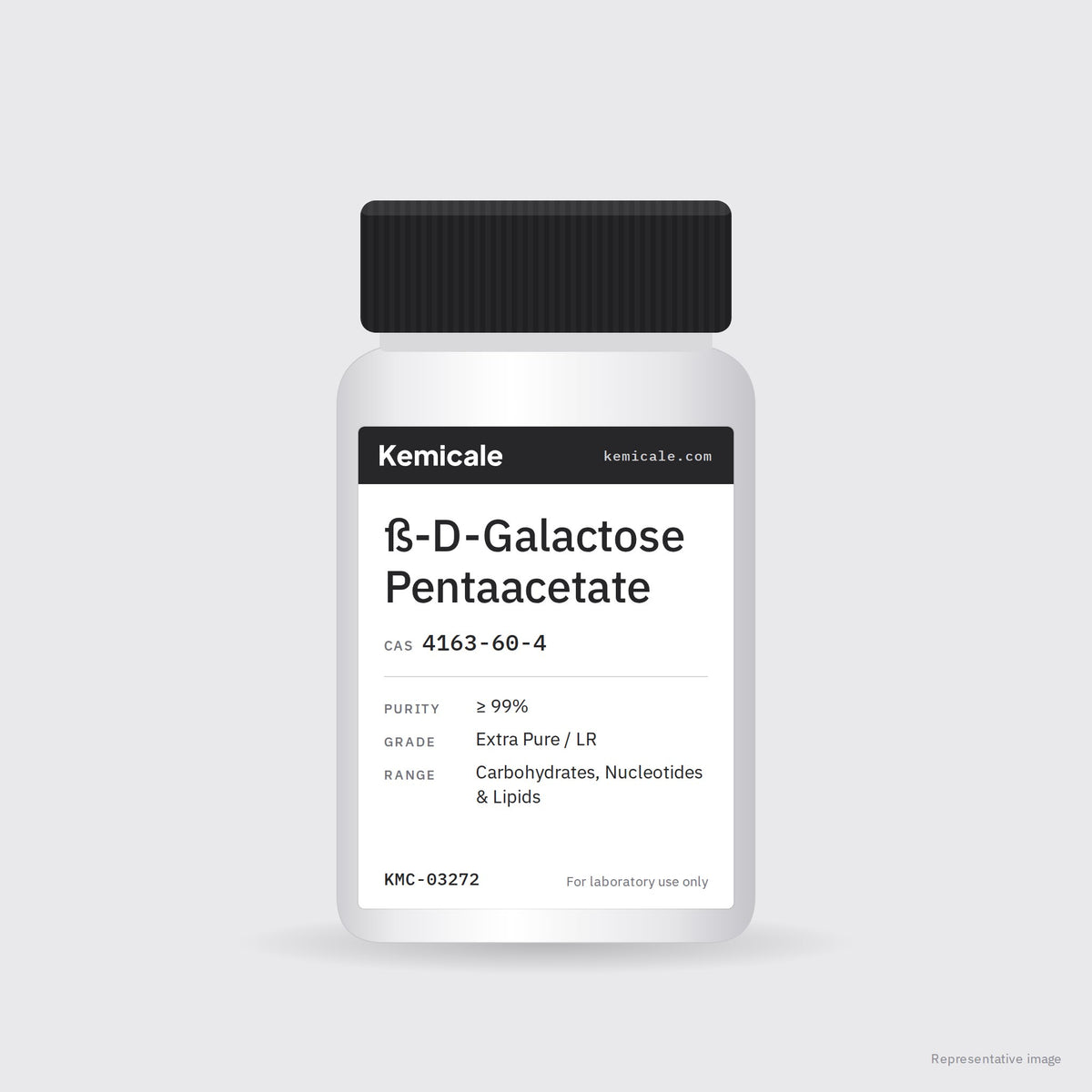 ß-D-Galactose Pentaacetate (CAS 4163-60-4) – Kemicale representative pack image