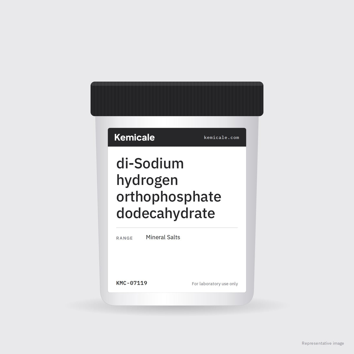 di-Sodium hydrogen orthophosphate dodecahydrate – Kemicale representative pack image