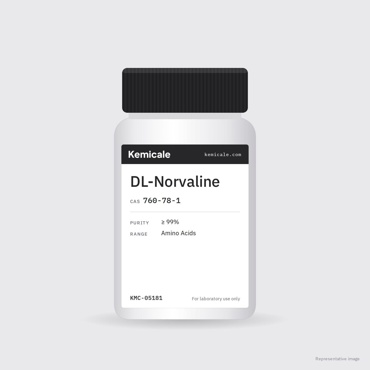 DL-Norvaline (CAS 760-78-1) – Kemicale representative pack image