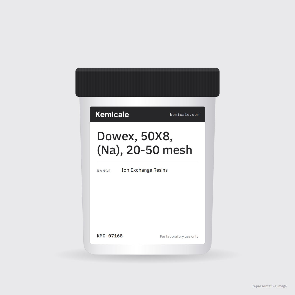Dowex, 50X8, (Na), 20-50 mesh – Kemicale representative pack image