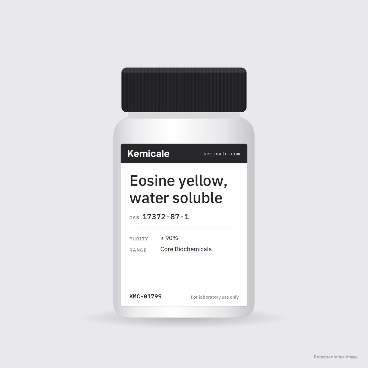 Eosine yellow, water soluble (CAS 17372-87-1) – Kemicale representative pack image
