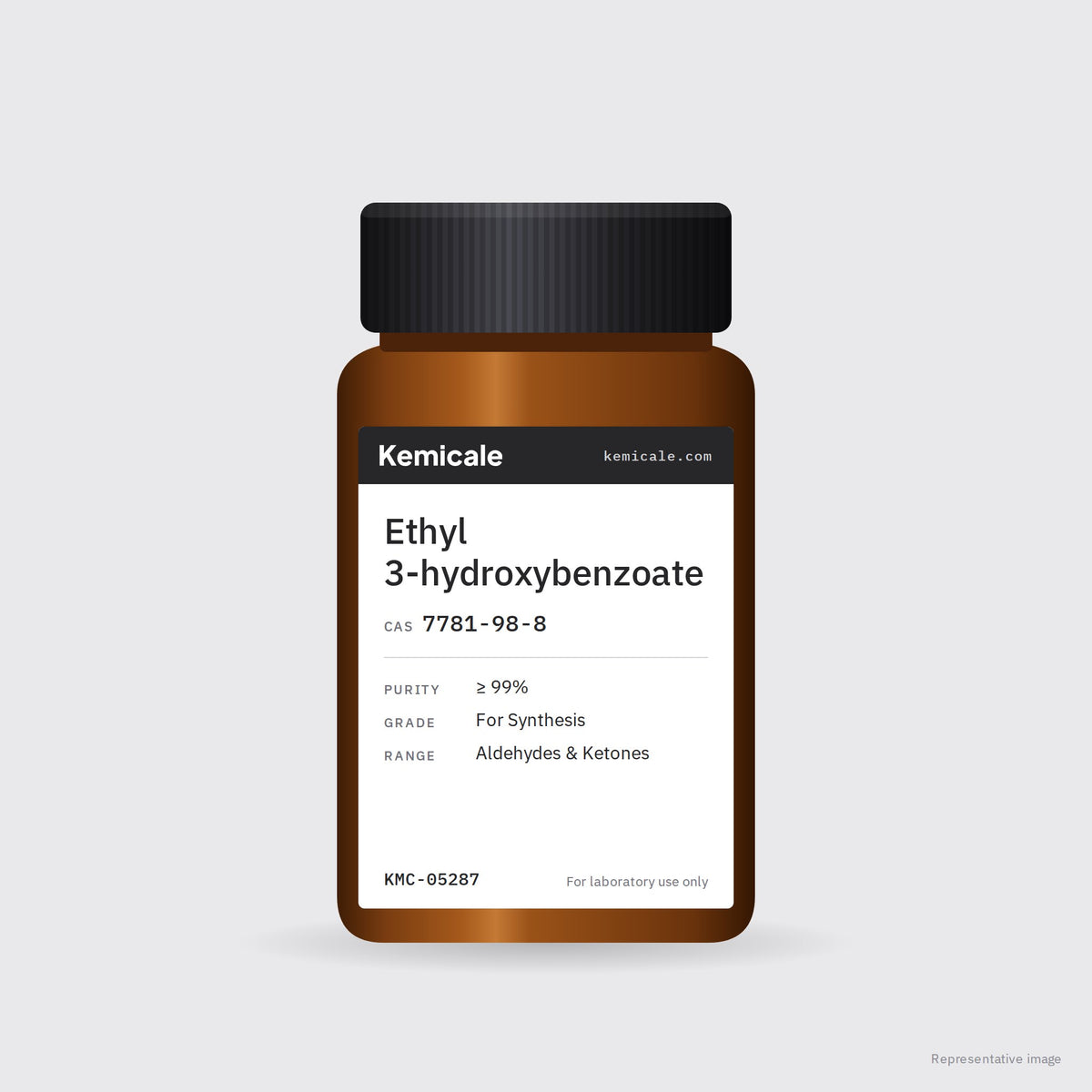 Ethyl 3-hydroxybenzoate (CAS 7781-98-8) – Kemicale representative pack image