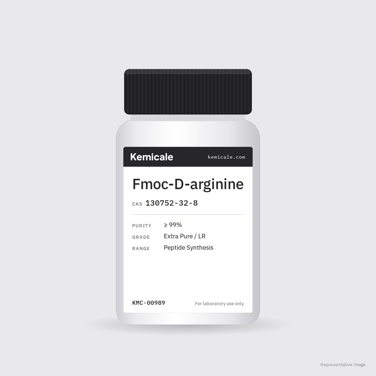 Fmoc-D-arginine (CAS 130752-32-8) – Kemicale representative pack image