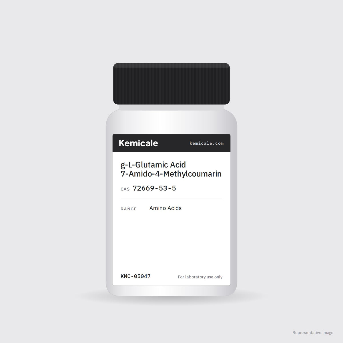 g-L-Glutamic Acid 7-Amido-4-Methylcoumarin (CAS 72669-53-5) – Kemicale representative pack image