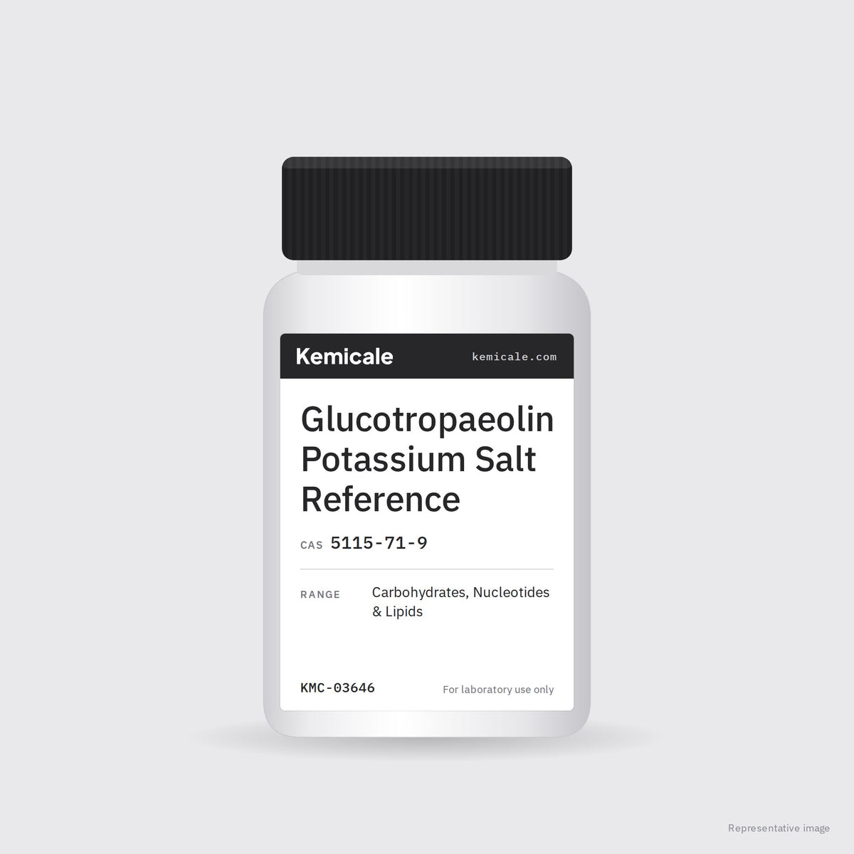 Glucotropaeolin Potassium Salt Reference (CAS 5115-71-9) – Kemicale representative pack image