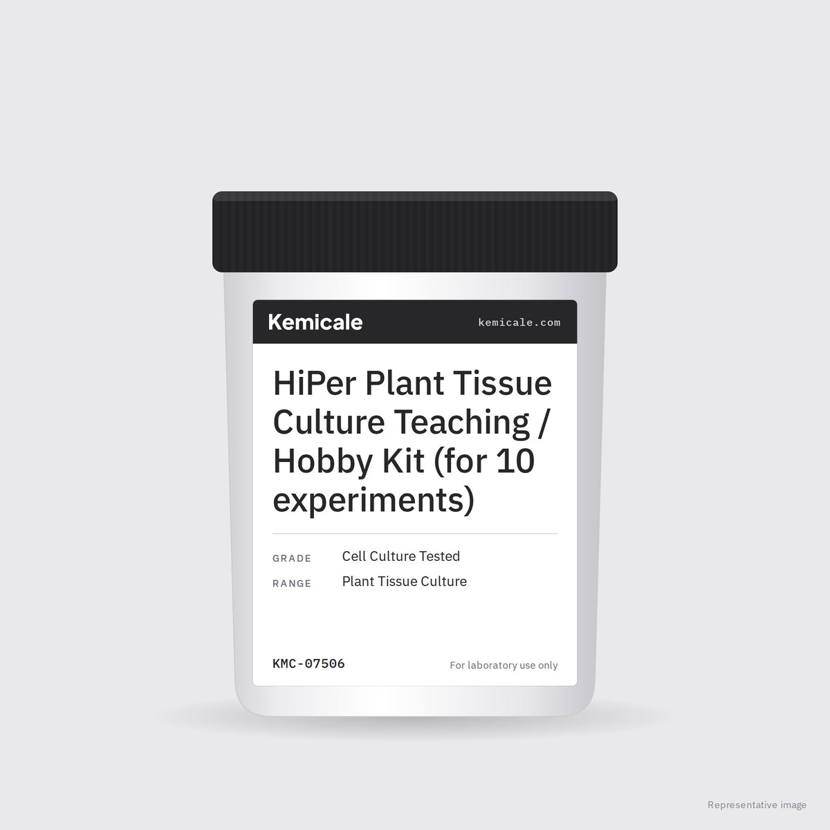 HiPer Plant Tissue Culture Teaching / Hobby Kit (for 10 experiments) – Kemicale representative pack image