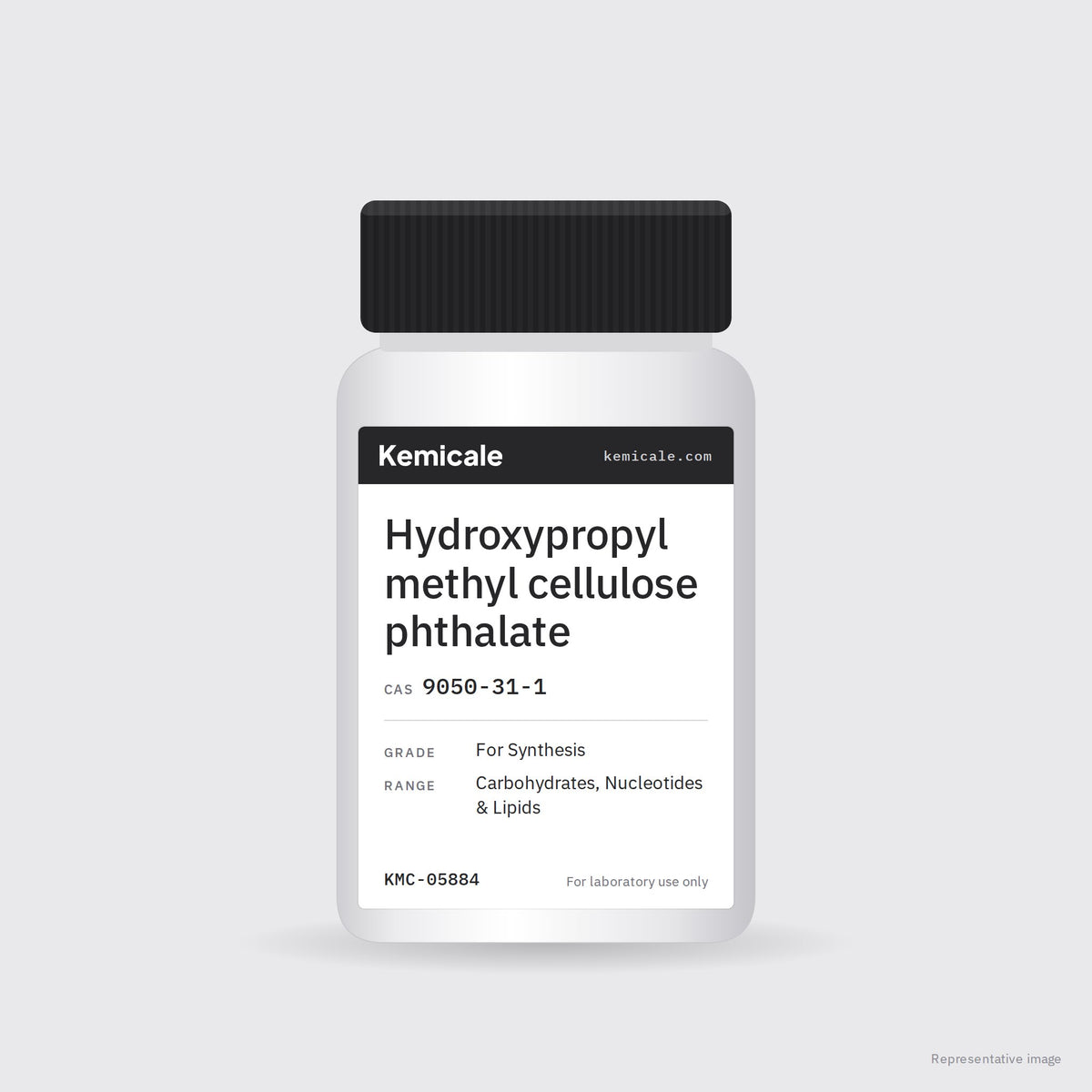 Hydroxypropyl methyl cellulose phthalate (CAS 9050-31-1) – Kemicale representative pack image