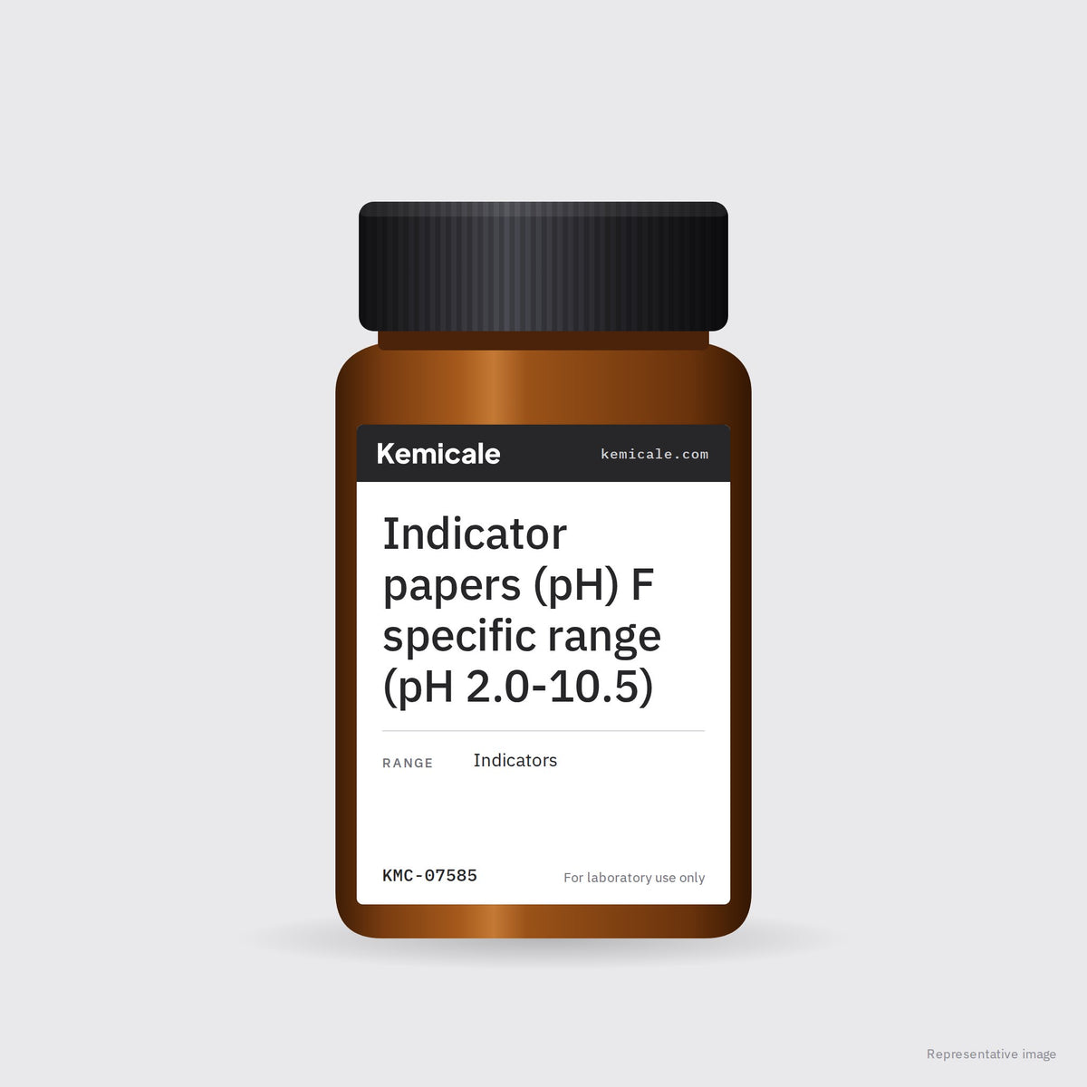 Indicator papers (pH) F specific range (pH 2.0-10.5) – Kemicale representative pack image