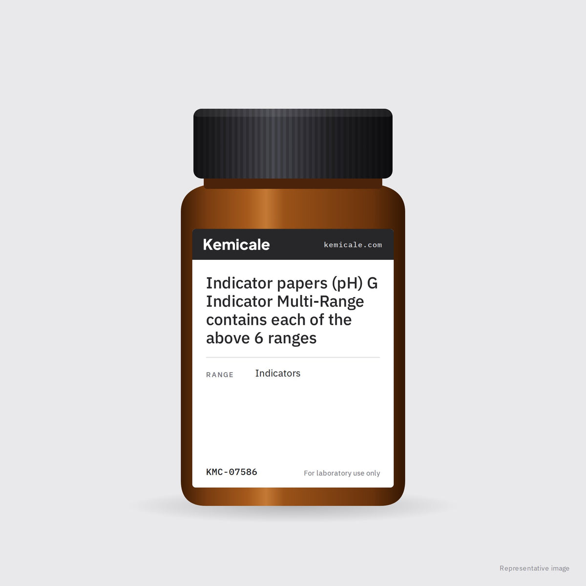 Indicator papers (pH) G Indicator Multi-Range contains each of the above 6 ranges – Kemicale representative pack image