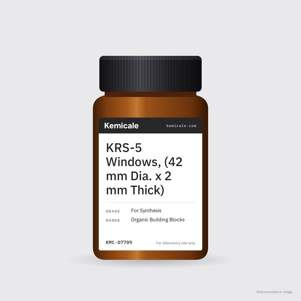 KRS-5 Windows, (42 mm Dia. x 2 mm Thick) – Kemicale representative pack image