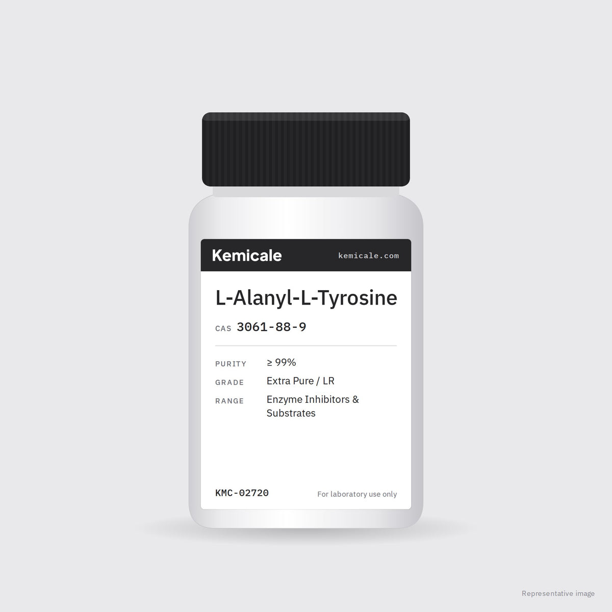 L-Alanyl-L-Tyrosine (CAS 3061-88-9) – Kemicale representative pack image