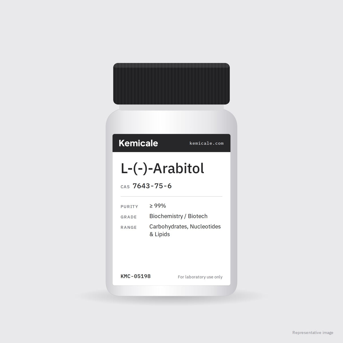 L-(-)-Arabitol (CAS 7643-75-6) – Kemicale representative pack image