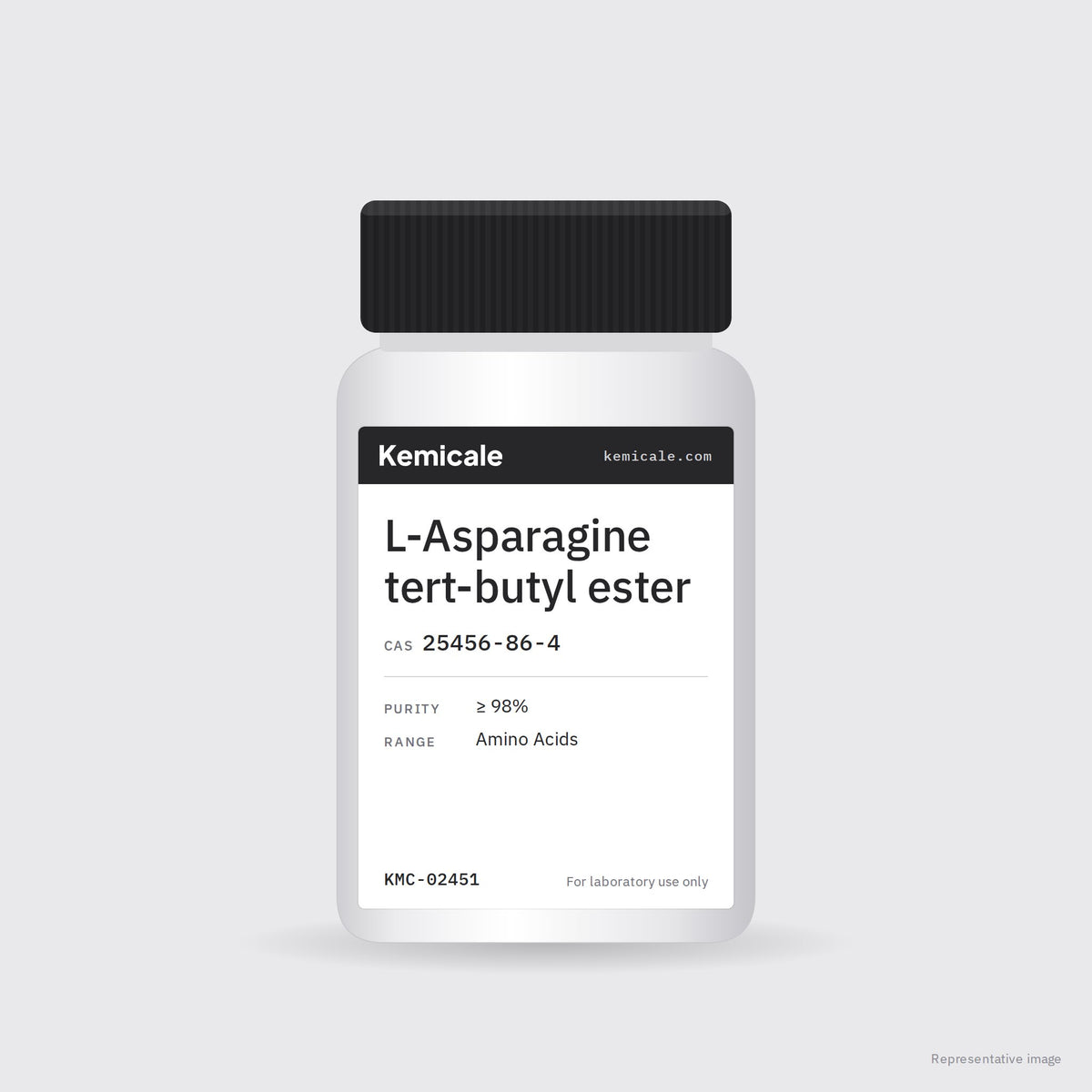 L-Asparagine tert-butyl ester (CAS 25456-86-4) – Kemicale representative pack image