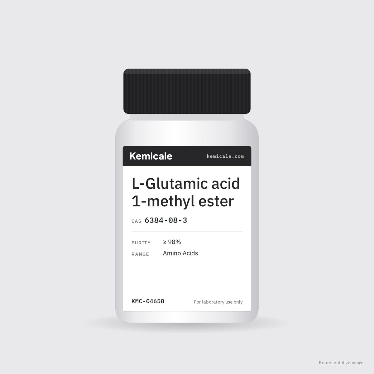 L-Glutamic acid 1-methyl ester (CAS 6384-08-3) – Kemicale representative pack image