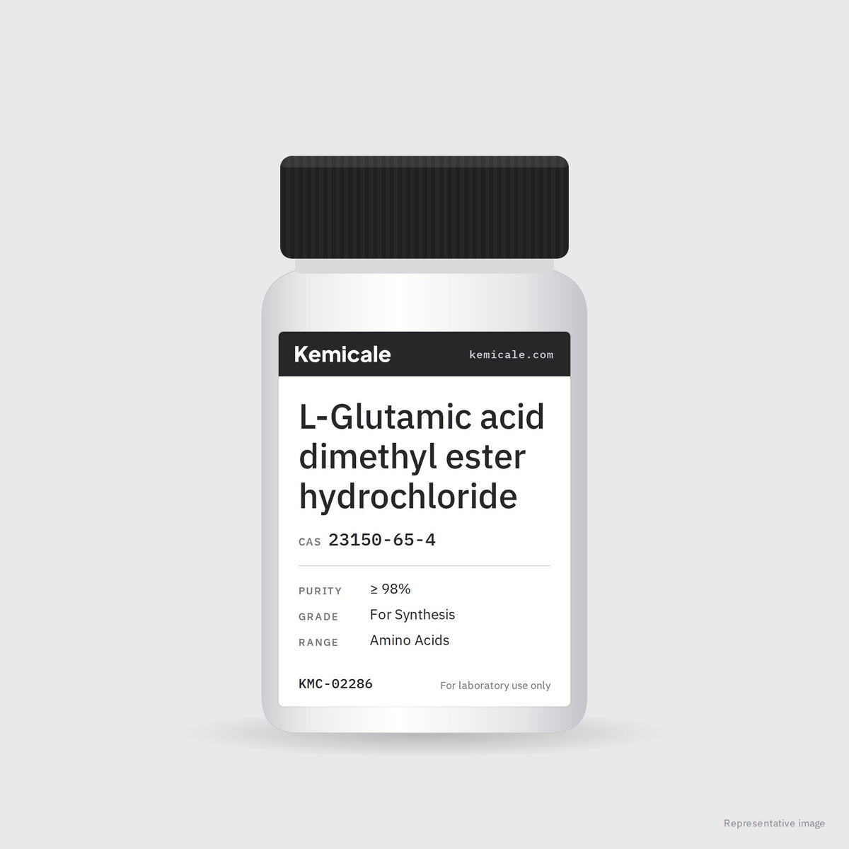 L-Glutamic acid dimethyl ester hydrochloride (CAS 23150-65-4) – Kemicale representative pack image