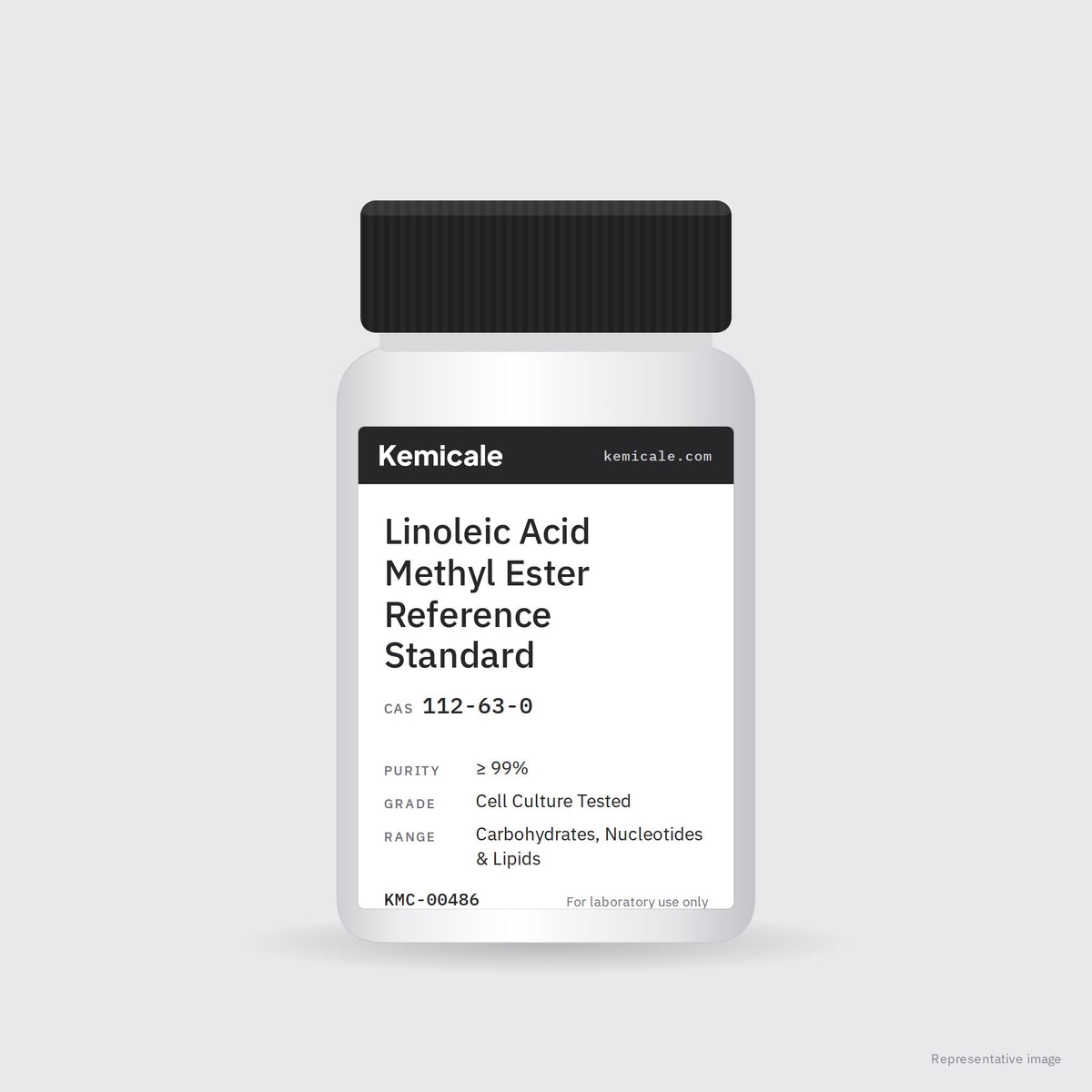 Linoleic Acid Methyl Ester Reference Standard (CAS 112-63-0) – Kemicale representative pack image