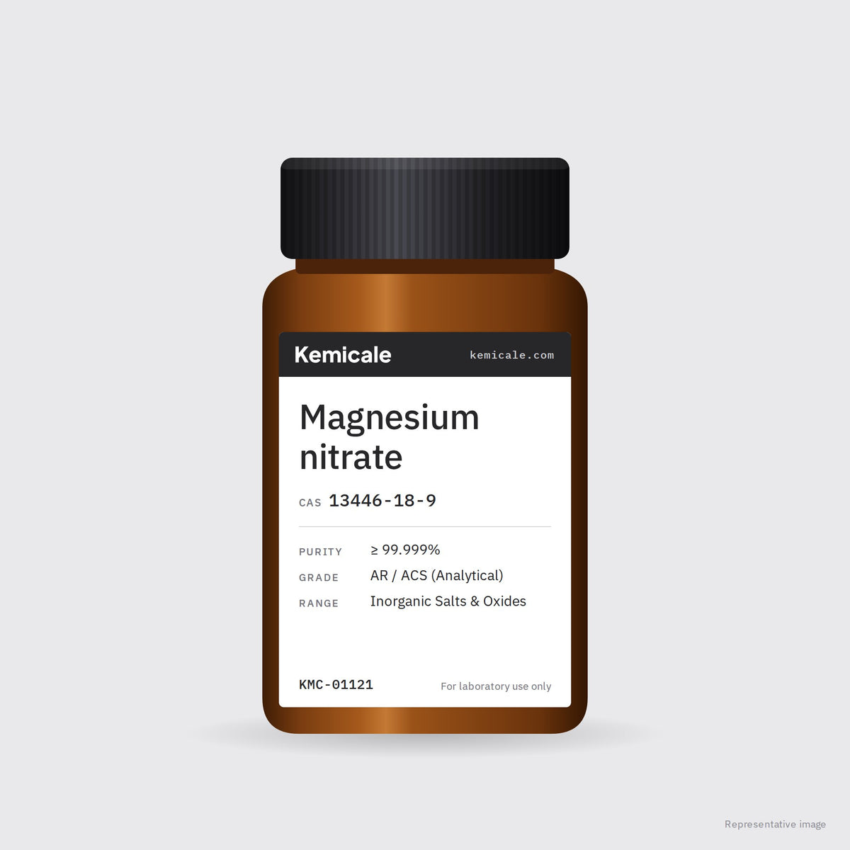 Magnesium nitrate (CAS 13446-18-9) – Kemicale representative pack image