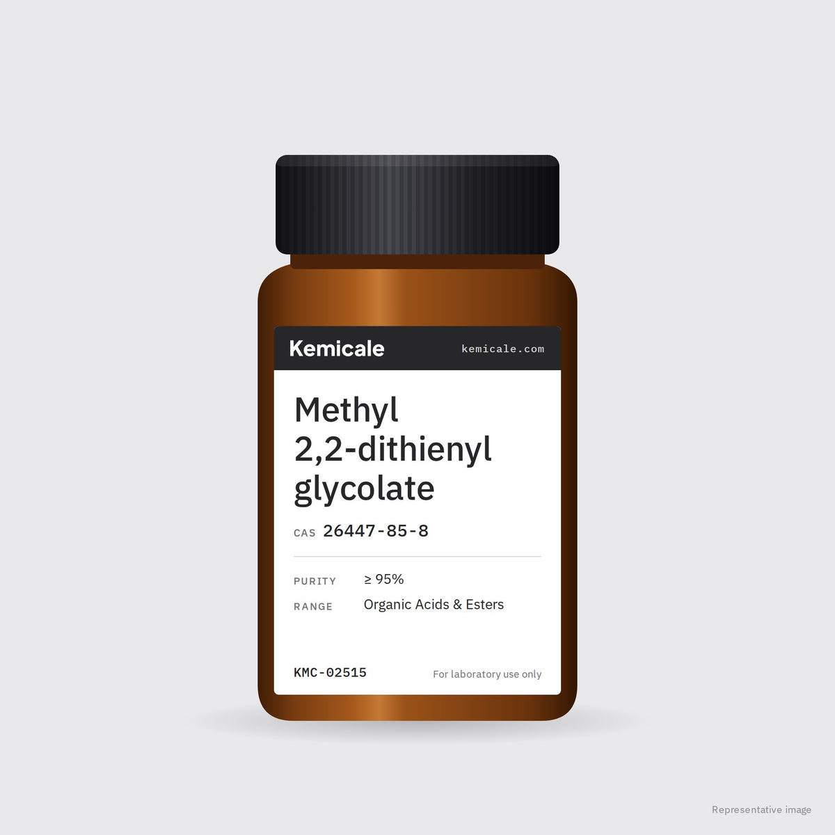 Methyl 2,2-dithienyl glycolate (CAS 26447-85-8) – Kemicale representative pack image