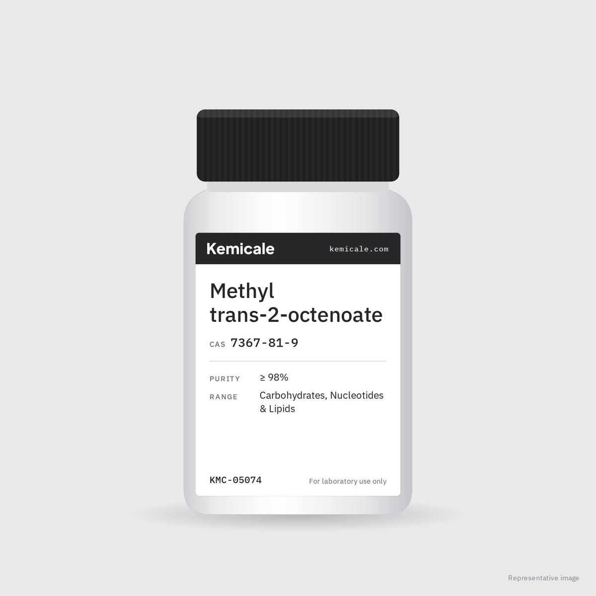 Methyl trans-2-octenoate (CAS 7367-81-9) – Kemicale representative pack image