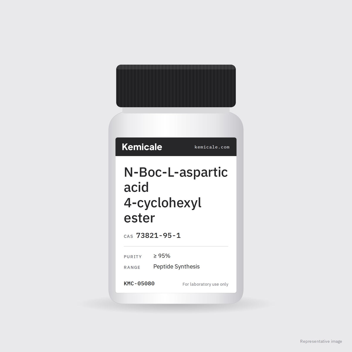 N-Boc-L-aspartic acid 4-cyclohexyl ester (CAS 73821-95-1) – Kemicale representative pack image