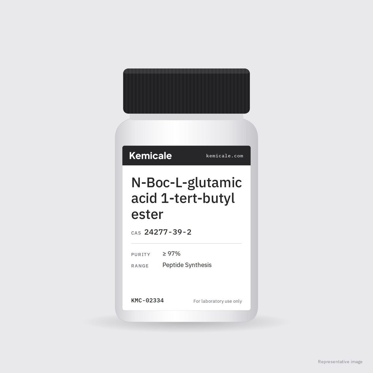 N-Boc-L-glutamic acid 1-tert-butyl ester (CAS 24277-39-2) – Kemicale representative pack image